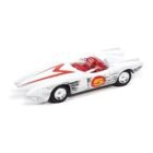 Miniatura coche blanco Mach 5 de la serie Speed Racer a escala 1/64 Johnny Lightning
