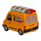 Miniatura furgoneta de fontanero naranja de Super Mario Bros: la película a escala 1/64 Hot Wheels