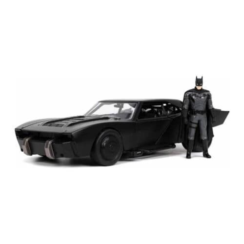 Miniatura coche Batmobile com figura de la película The Batman a escala 1/24 Jada Toys