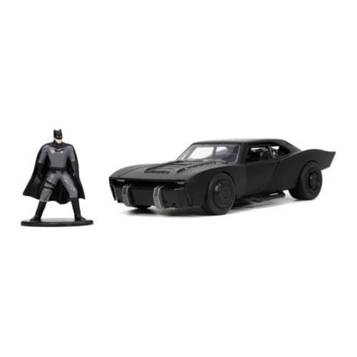 Miniatura coche negro Batmobile de la película The Batman a escala 1/32 Jada Toys