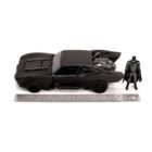 Miniatura coche Batmobile con figura y luces de la película The Batman a escala 1/18 Jada Toys