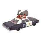 Miniatura coche de policía Dodge Monaco blanco y negro de la película The Blues Brothers a escala 1/18 KK Scale