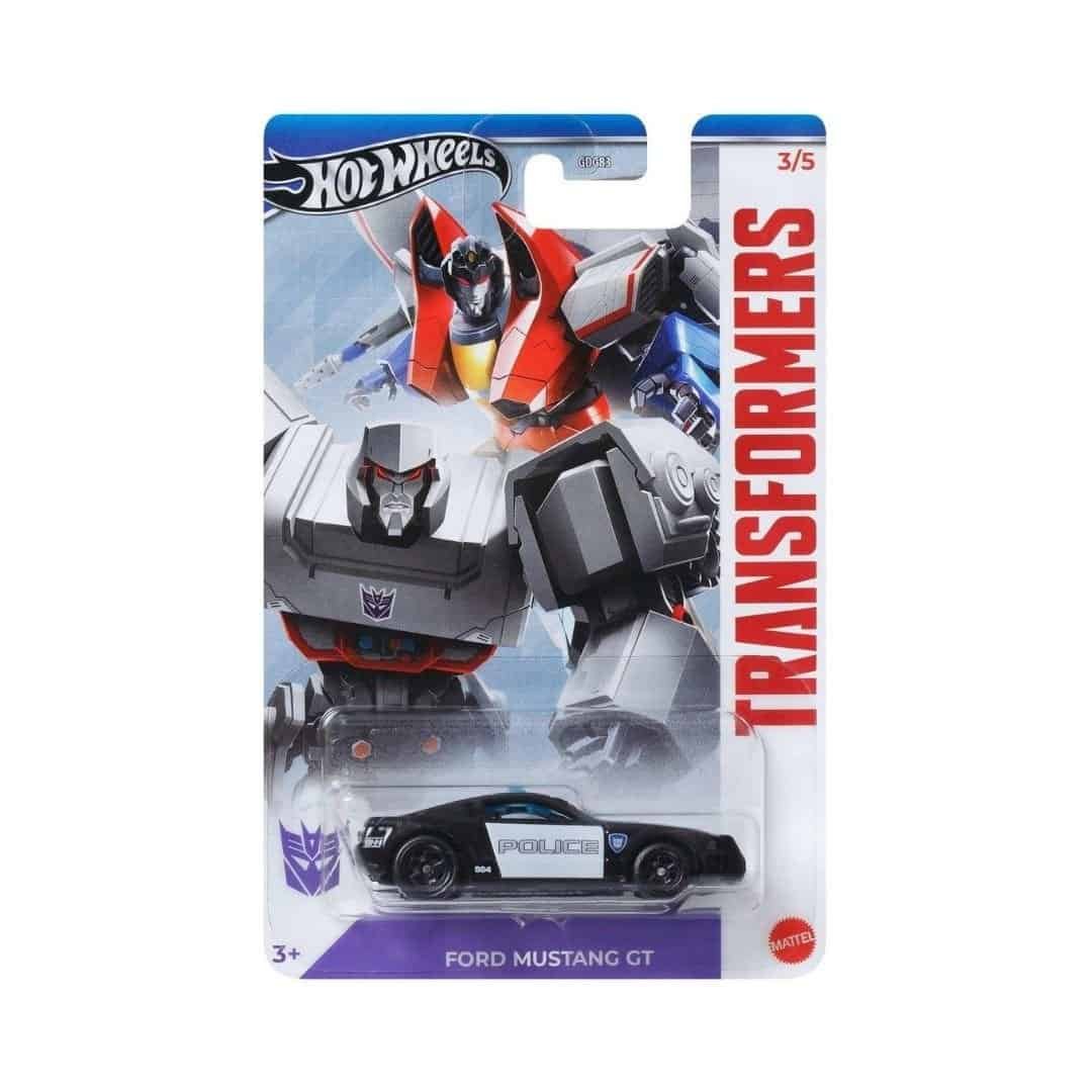 Miniatura coche de policía Barricade de la película Transformers a escala 1/64 Hot Wheels
