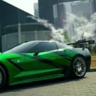 Coche verde y negro Crosshairs de la película Transformers