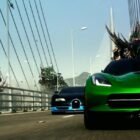 Coche verde y negro Crosshairs de la película Transformers
