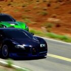 Coche azul y negro Drift de la película Transformers