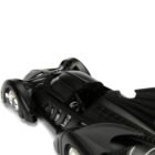 Miniatura coche negro Batmobile con figura de la película Batman Forever a escala 1/24 Jada
