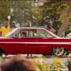 Coche rojo Chevrolet Impala de la película Fast & Furious 8