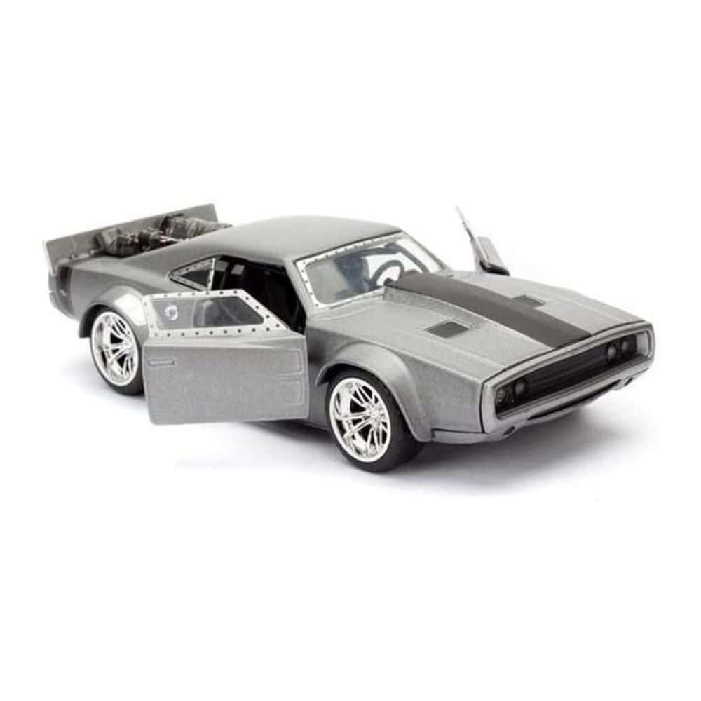 Miniatura coche Dodge Ice Charger de la película Fast & Furious 8 a escala 1/32 Jada