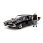 Miniatura coche Dodge Charger de la película Fast & Furious con figura Dom a escala 1/24 Jada