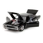 Miniatura coche Dodge Charger de la película Fast & Furious con figura Dom a escala 1/24 Jada