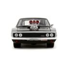 Miniatura coche Dodge Charger de la película Fast & Furious con figura Dom a escala 1/24 Jada