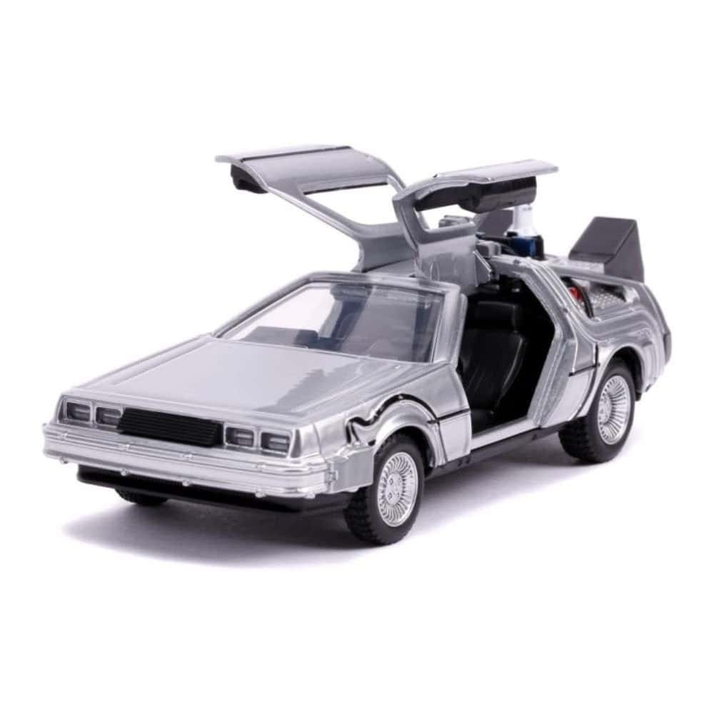 Miniatura coche DeLorean de la película Regreso al futuro 2 a escala 1/32 Jada