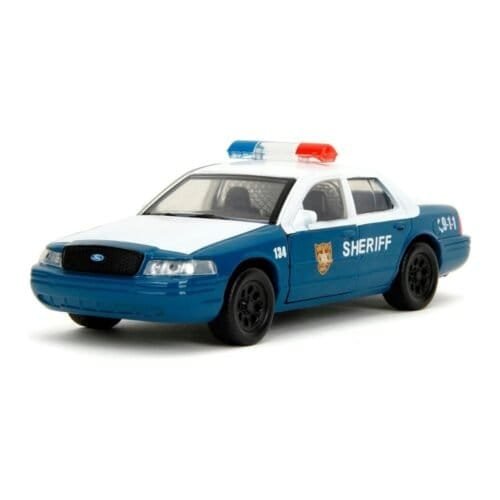Miniatura coche de policía Ford Crown Victoria de Rick en la serie The Walking Dead a escala 1/32 Jada