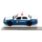 Miniatura coche de policía Ford Crown Victoria de Rick en la serie The Walking Dead a escala 1/32 Jada