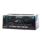 Miniatura coche negro Chevrolet Impala Supernatural a escala 1/43 Greenlight