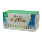 Miniatura furgoneta roja y blanca Volkswagen T2 Campo de sueños a escala 1/18 Greenlight