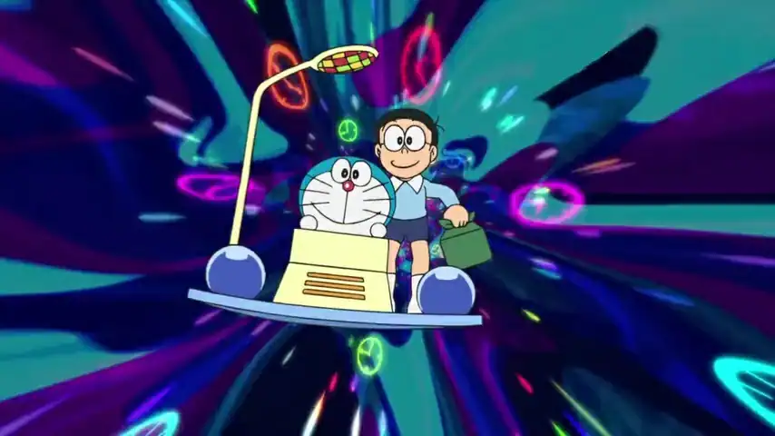 Doraemon Máquina del tiempo con Nobita