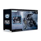 Miniatura Batman El caballero oscuro Batmobile con figura Lucius Fox a escala 1/10 McFarlane Toys