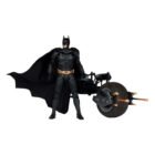 Miniatura Batpod El caballero oscuro con figura Batman a escala 1/10 McFarlane Toys