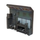 Miniatura diorama de garaje Darnell's a escala 1/64 Johnny Lightning