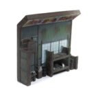 Miniatura diorama de garaje Darnell's a escala 1/64 Johnny Lightning