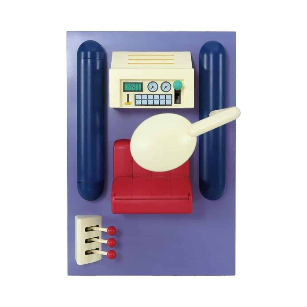 Maqueta Doraemon Máquina del tiempo con figura Nobita a escala Bandai