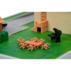 Miniatura nanoescenario Fast & Furious casa Dom diorama con coches a escala Jada