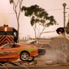 Fast & Furious escena tren con coches