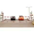 Miniatura nanoescenario Fast & Furious escena tren con coches a escala Jada