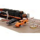 Miniatura nanoescenario Fast & Furious escena tren con coches a escala Jada