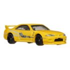 Miniatura coche Fast & Furious Nissan Skyline GT-R amarillo Leon a escala 1/64 Hot Wheels