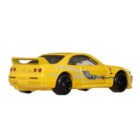 Miniatura coche Fast & Furious Nissan Skyline GT-R amarillo Leon a escala 1/64 Hot Wheels
