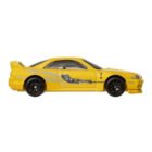 Miniatura coche Fast & Furious Nissan Skyline GT-R amarillo Leon a escala 1/64 Hot Wheels