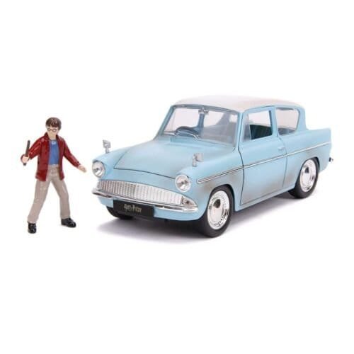 Miniatura coche Harry Potter Ford Anglia a escala 1/24 Jada Toys