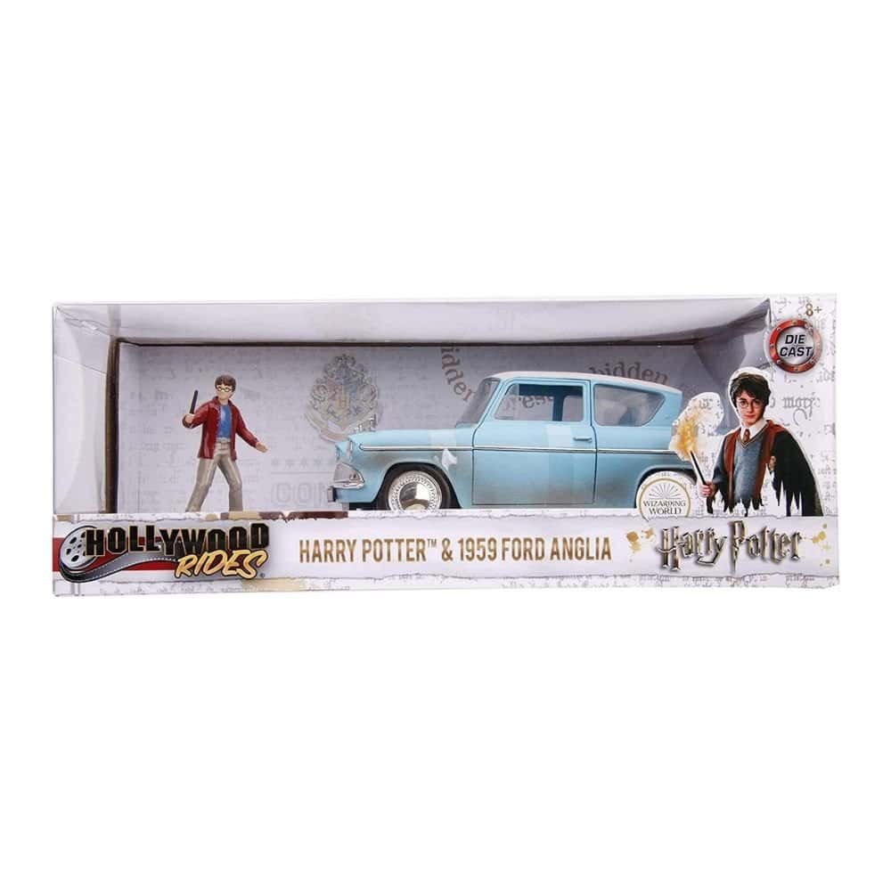 Miniatura coche Harry Potter Ford Anglia a escala 1/24 Jada Toys