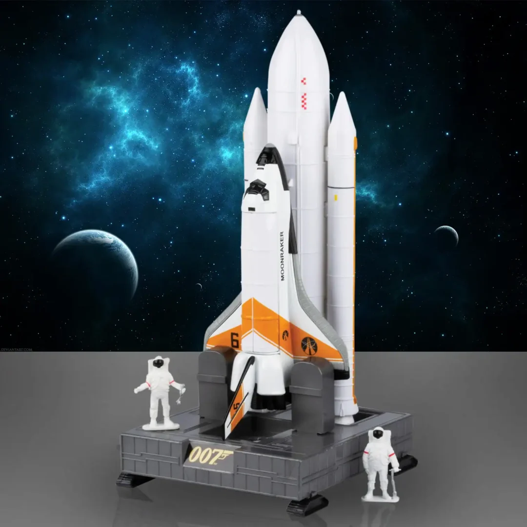 Miniatura James Bond Moonraker Diorama transbordador espacial con figuras a escala 1/36 de MotorMax