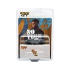 Coche miniatura Aston Martin DBS Sin tiempo para morir conducido por James Bond 007 a escala 1/64 MiniGT