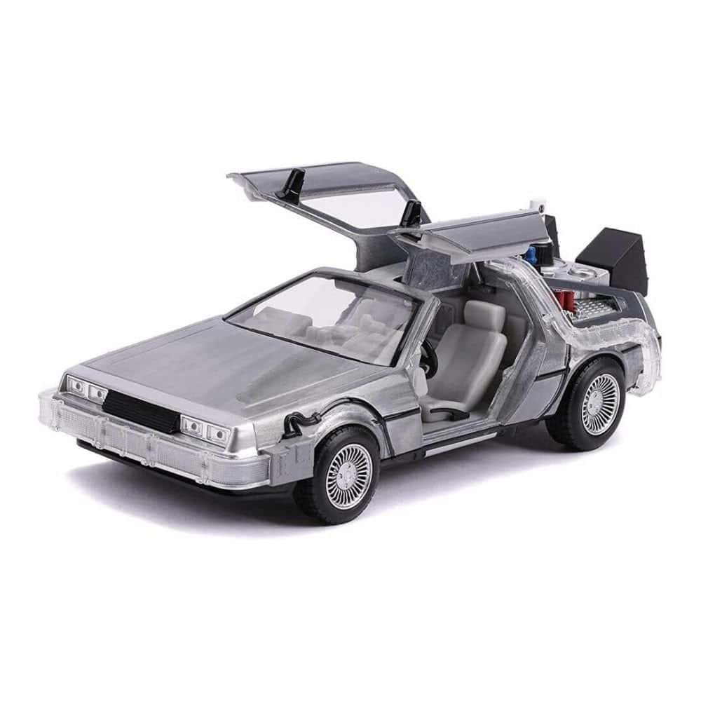 Miniatura Regreso al futuro 2 DeLorean d coche a escala 1/24 Jada