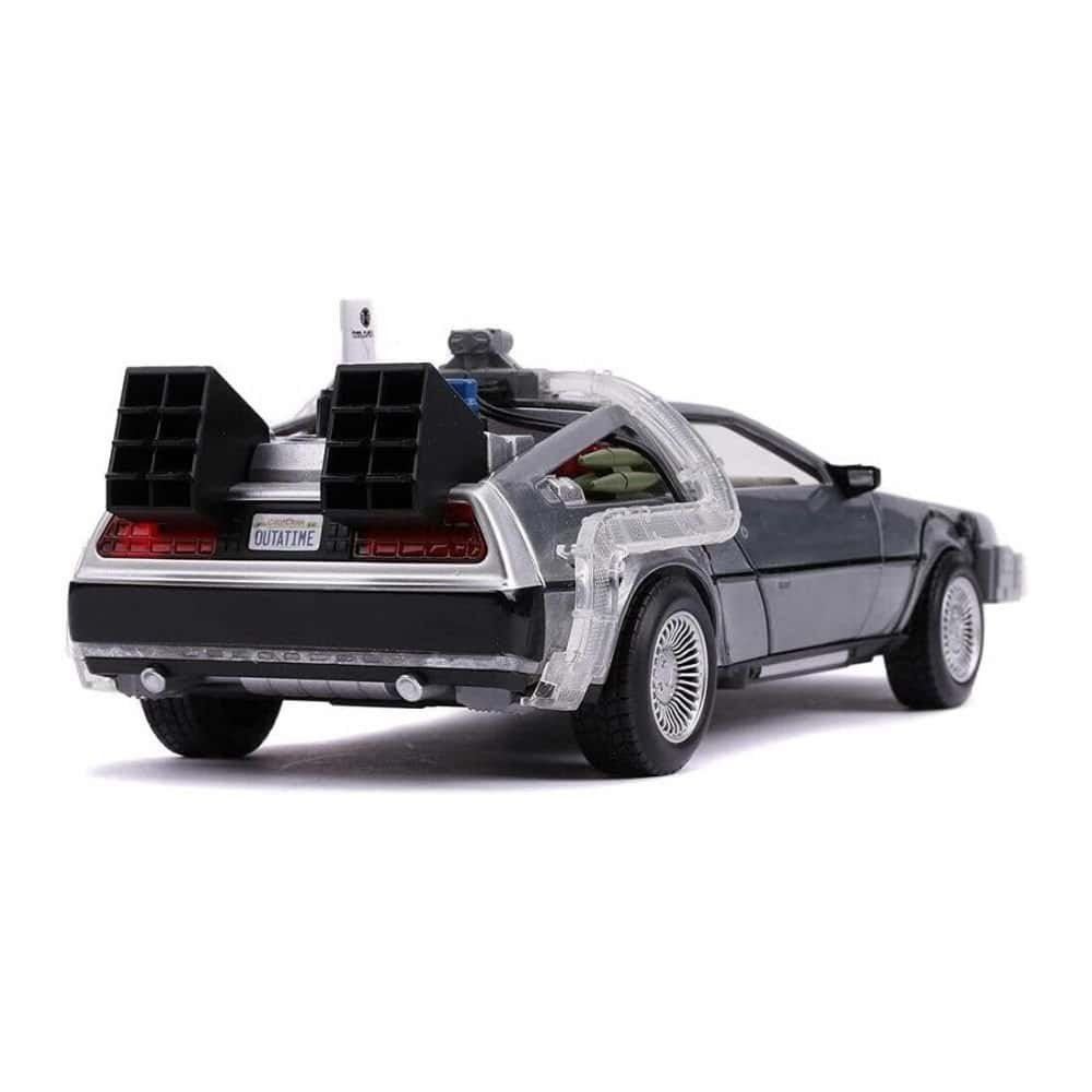 Miniatura Regreso al futuro 2 DeLorean d coche a escala 1/24 Jada