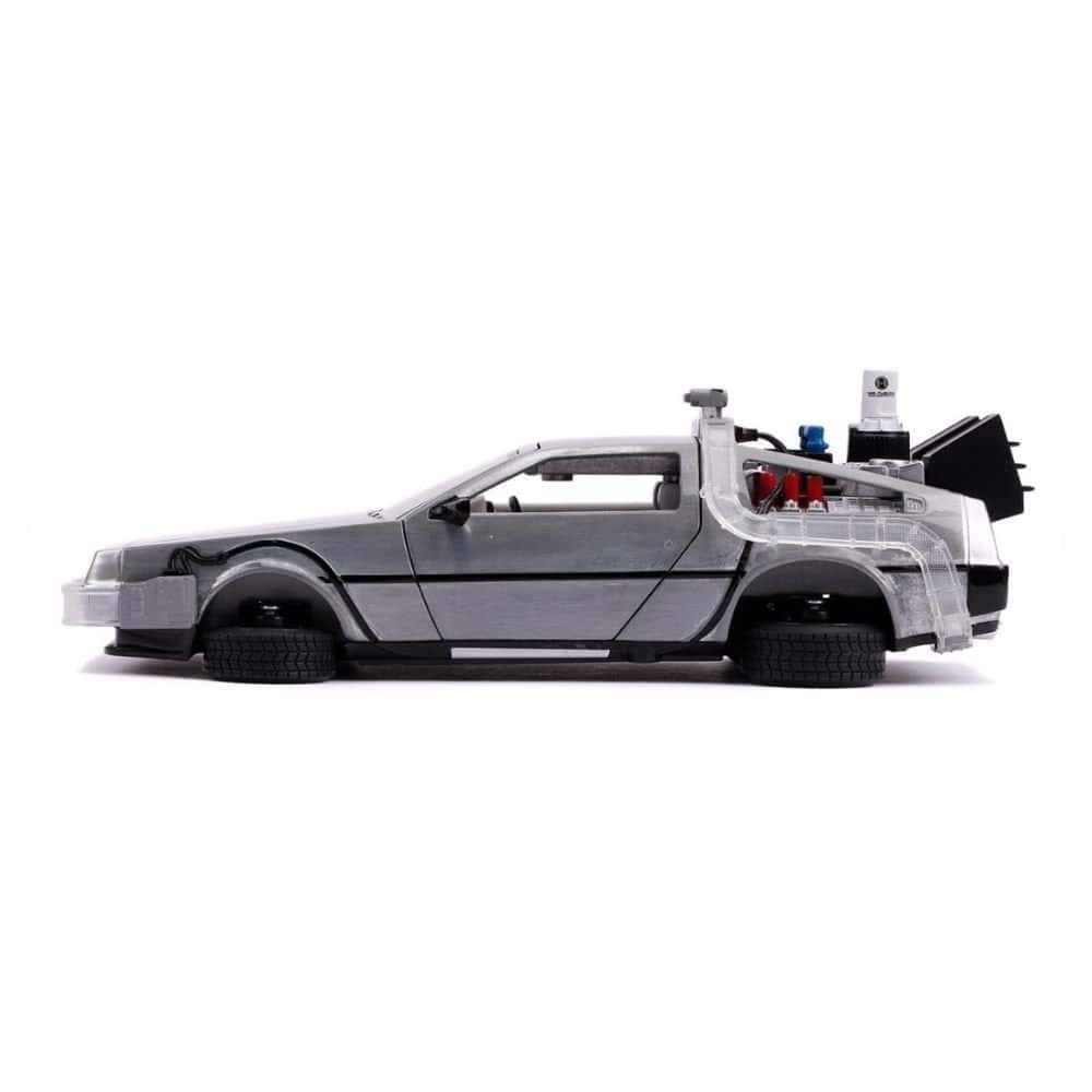 Miniatura Regreso al futuro 2 DeLorean d coche a escala 1/24 Jada
