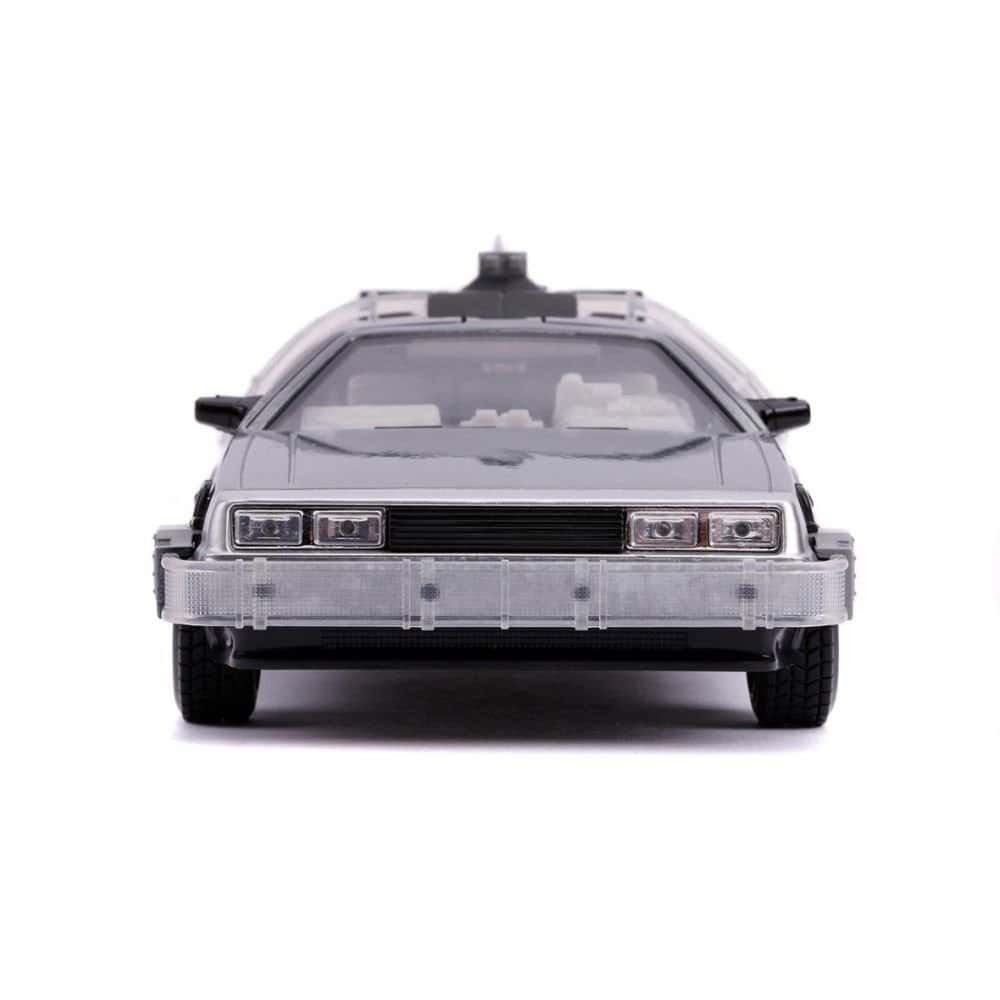 Miniatura Regreso al futuro 2 DeLorean d coche a escala 1/24 Jada