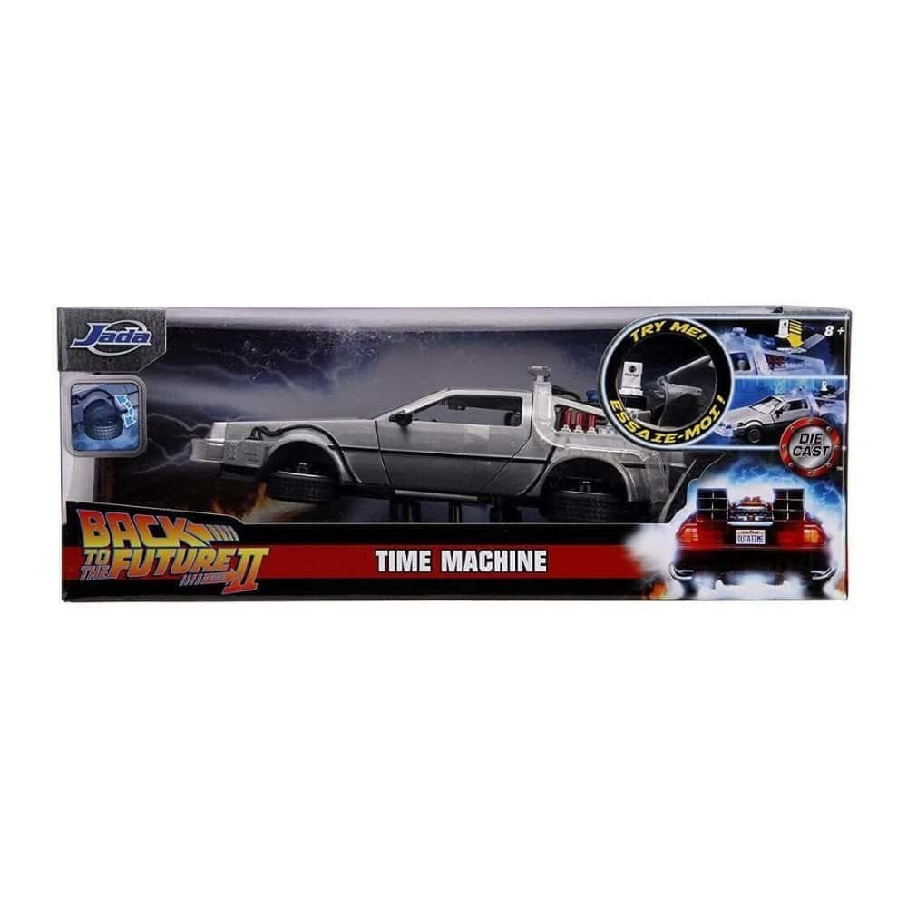 Miniatura Regreso al futuro 2 DeLorean d coche a escala 1/24 Jada