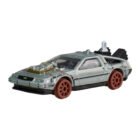 Miniatura coche DeLorean Regreso al futuro 3 a escala 1/64 Hot Wheels