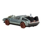 Miniatura coche DeLorean Regreso al futuro 3 a escala 1/64 Hot Wheels