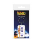 Llavero Regreso al futuro matrícula OUTATIME DeLorean