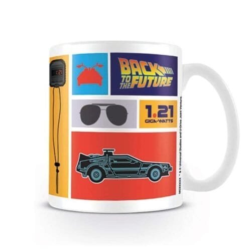 Taza Regreso al futuro DeLorean Pyramid