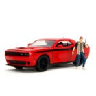 Miniatura coche The Walking Dead Dodge Challenger con figura Glenn a escala 1/24 Jada