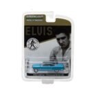Miniatura coche descapotable azul Cadillac Fleetwood Serie 60 de Elvis a escala 1/64 Greenlight