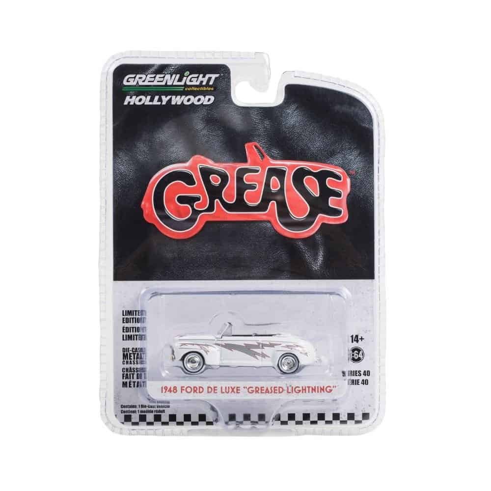 Miniatura coche Grease Greased Lightning Ford De Luxe a escala 1/64 Greenlight